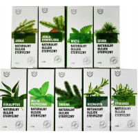 NATURALNE OLEJKI ETERYCZNE MIX zestaw 9szt do Inhalacji pomoc PRZEZIĘBIENIE